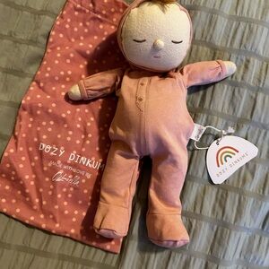 Dozy Dinkums Pink Sleepy Doll Plush by